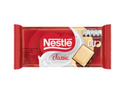 Chocolate Classic Duo ao Leite e Branco 80g