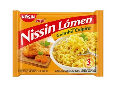 Macarrão Inst. Nissin Lamen Galinha Caipira 85g