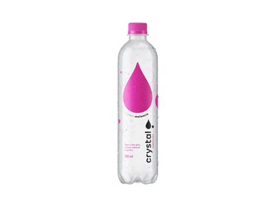 Água Saborizada com Gás Melancia Crystal Sabores Garrafa 510ml
