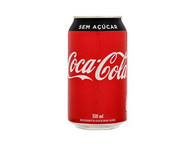 Refrigerante Zero Açúcar Coca-Cola Lata 350ml