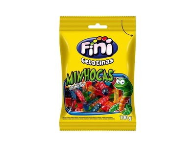 Bala Fini Minhocas Sabores Sortidos 80g