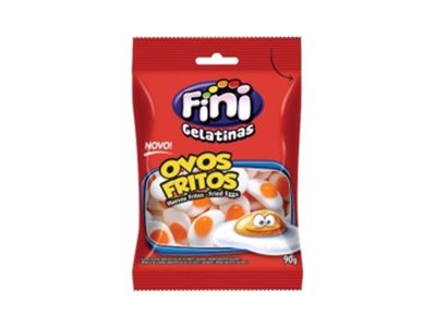 Bala Fini Ovos Fritos Tutti-Frutti 80g